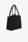 Bolso XXL negro con estampado de plátano